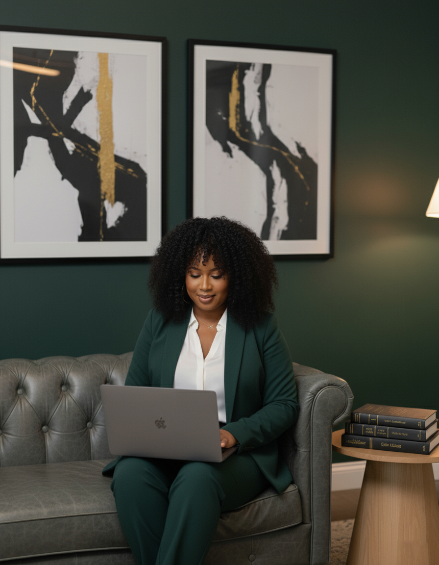 A calm, peaceful environment representing emotional clarity and wellbeing